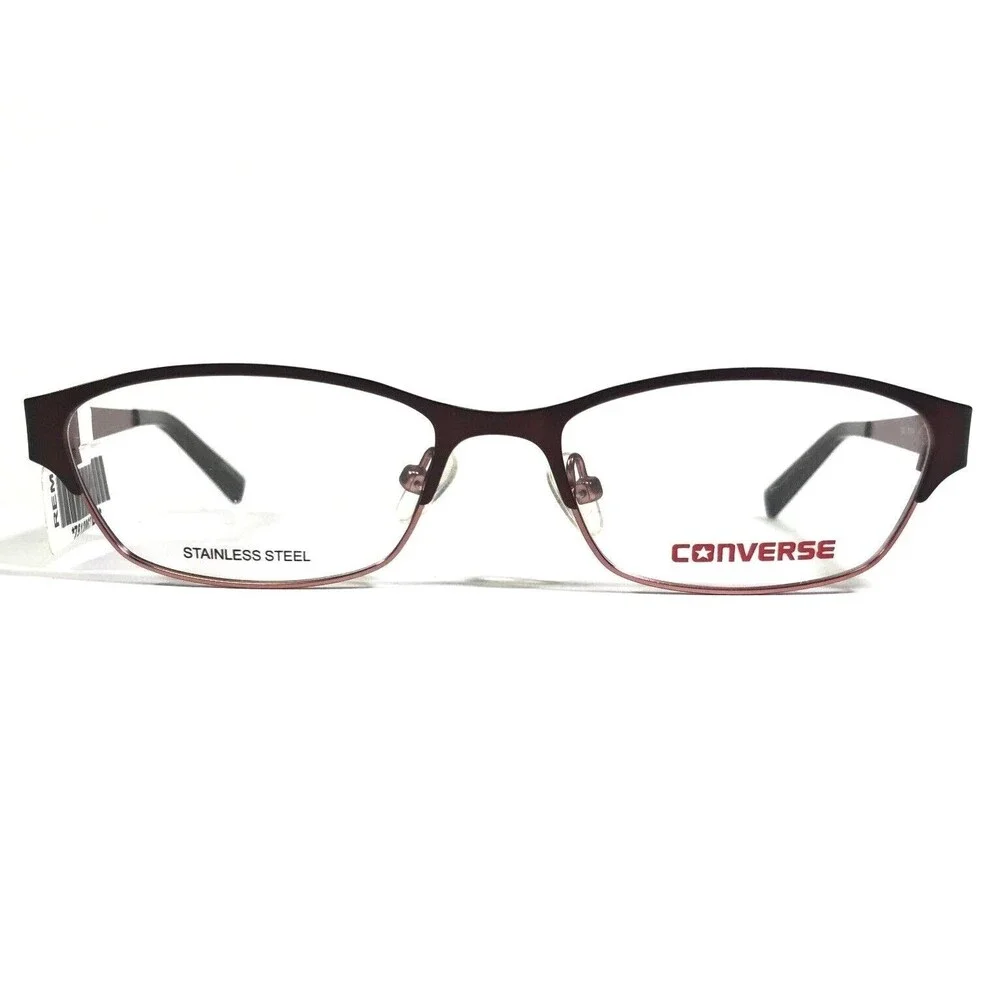 Converse Eyeglasses Frames K023 BROWN Rectangular Cat Eye Full Rim 48-15-125